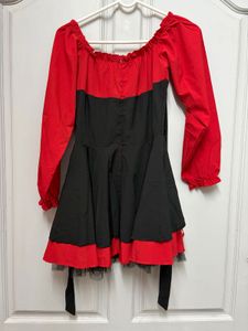 Zara Red &amp; Black Dress