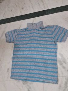 Striped Polo T-Shirt