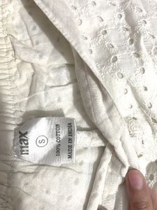 White Eyelet Pants
