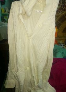 long woolen sweater