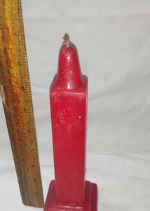 Diwali Red Candle