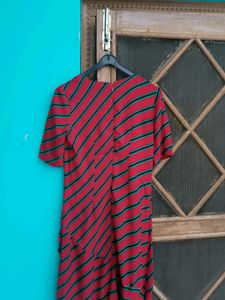 Striped Midi Dress