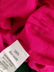 Pink Anarkali Kurti with Dupatta.. aurelia