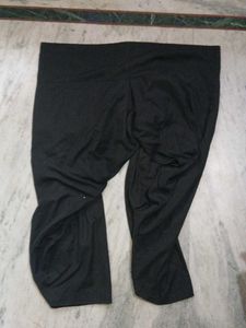Black Heavy Pleates Patiala Salwar Pants