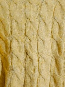 New Zara Yellow Chunky Knit Cardigan Sweater.