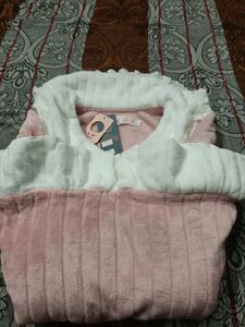 Cozy Pink Plush Nightgown
