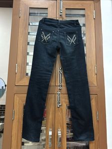 Embellished Dark Wash Jeans