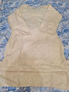 Elegant Yellow Embroidered Kurta