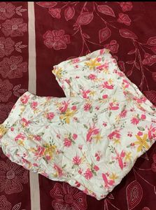 Floral Print Kurta Top