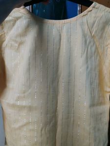 Yellow Cotton Kurta