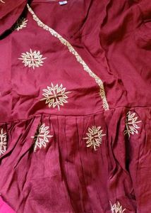 Elegant Maroon Kurta Set