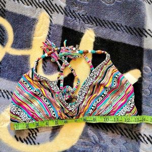 Boho Tribal Print Bikini Top 28 - 34inch