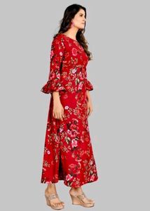 Floral Print Maxi Dress