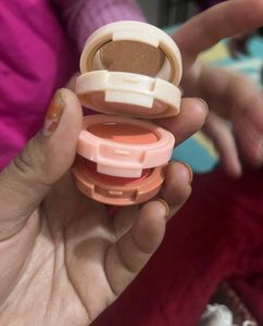 Makeup Palette - 3 in 1 Blush &amp; Highlighter