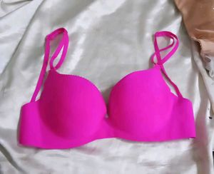 Vibrant Pink Push-Up Bra