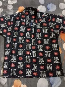 Stylish Dark Blue Printed Kurta