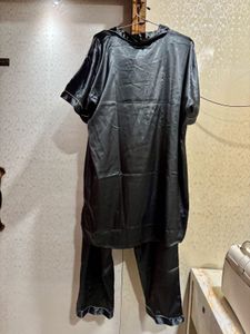 Elegant Satin Pajama Set