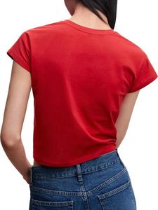 Mango | Knot Front Crop T-Shirt
