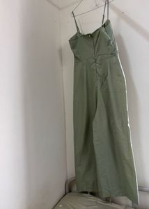 Jumpsuit- Sage green Wide-Leg Jumpsuit