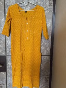 yellow kurta