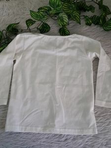 Off-White Printed T-Shirt (Girl's)