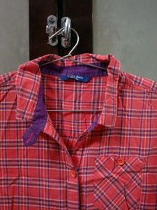 Cute Plaid Shirt Dress