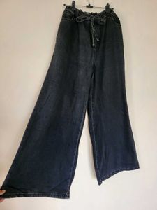 Wide Leg Denim Jeans