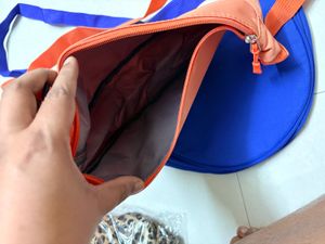 Orange &amp; Blue Crossbody Bag from Mexico