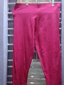 pink Cotton Leggings X L
