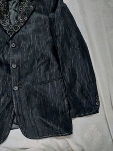 Unisex Embroidered Wedding Coat