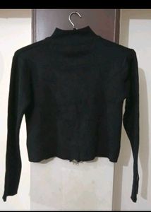 Black &amp; White Track Zip up Jacket