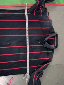 Striped Men's Long Sleeve Shirt