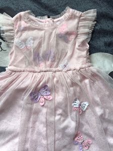 Cute Pink Butterfly Dress