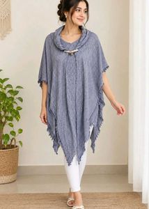 Striped Poncho
