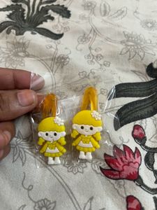 Cute Cartoon Hair Clips (Set of 2)combo offer 6 pa