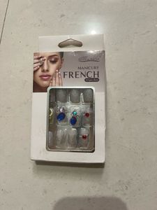 French Manicure Press-On Nails