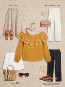 Stylish Off-Shoulder Ruffle Top