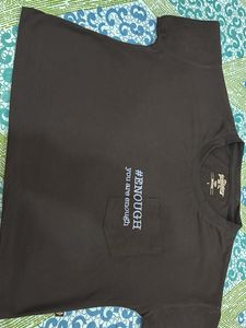 Black Graphic Pocket T-Shirt