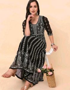 Embroidered Anarkali Kurta