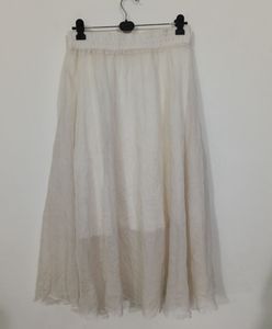 Flowy White Skirt