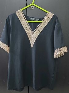 Stylish Black top for Women L size Stylecast