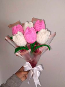 Crochet Tulip Bouquet 💐