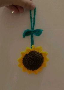 Sunflower Keychain