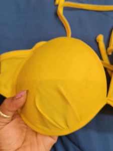 Bright Yellow Bikini Set