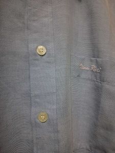 Vintage Nina Ricci Paris Dress Shirt - L
