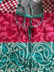 Colorful Ethnic Kurta needs a bit fitting