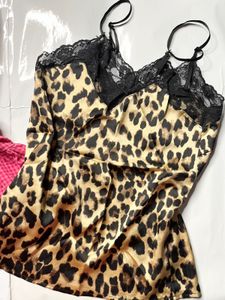 Leopard Print Camisole Top