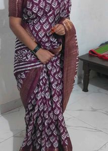 purple saree