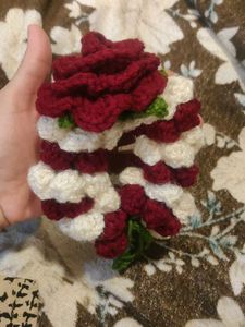 Handmade Crochet Rose Hand gajra