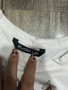 Graphic Print Cropped T-Shirt